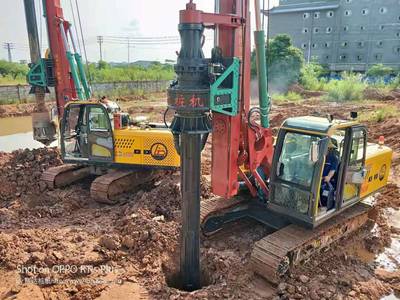联达桩基工程打桩机LD60H中联新款旋挖钻机